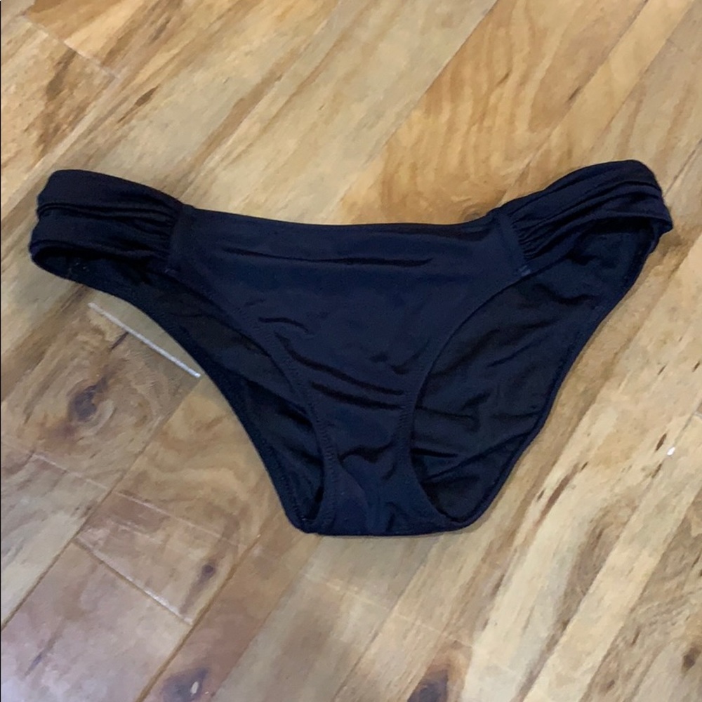 black bikini bottoms